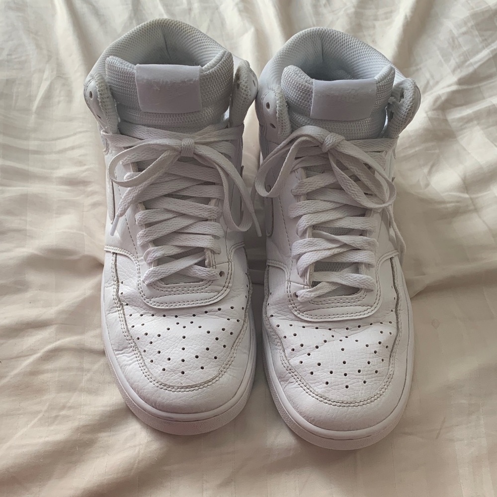 Nike White High-Top Air Force 1 Sneakers